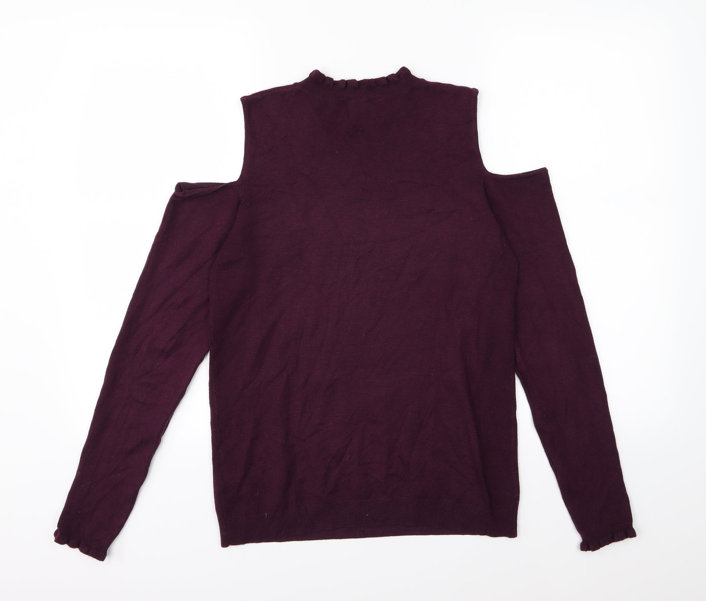 Dorothy Perkins Womens Purple  Knit Pullover Jumper Size 12