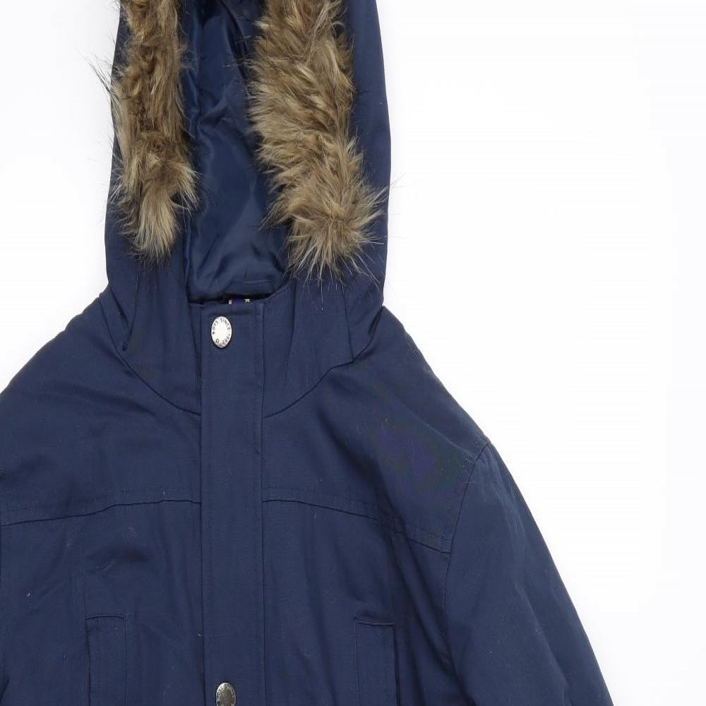 Smart Start Boys Blue   Overcoat Coat Size 13-14 Years