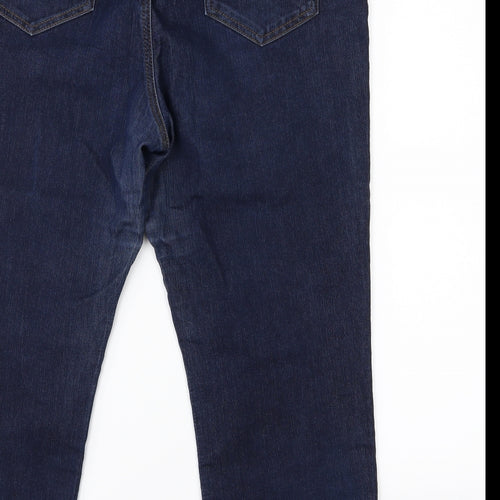 Monsoon Womens Blue  Denim Cropped Jeans Size 16 L23 in