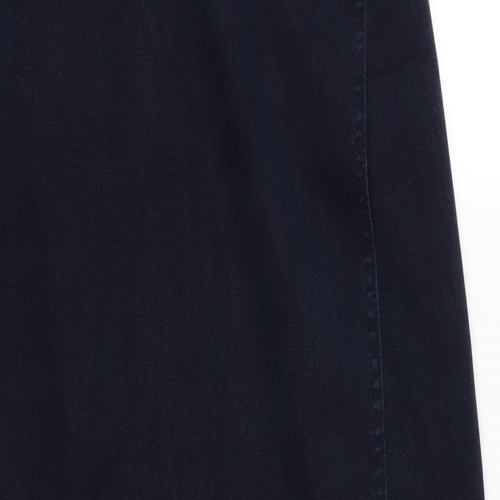 Marks and Spencer Womens Blue  Denim Wrap Skirt Size 14