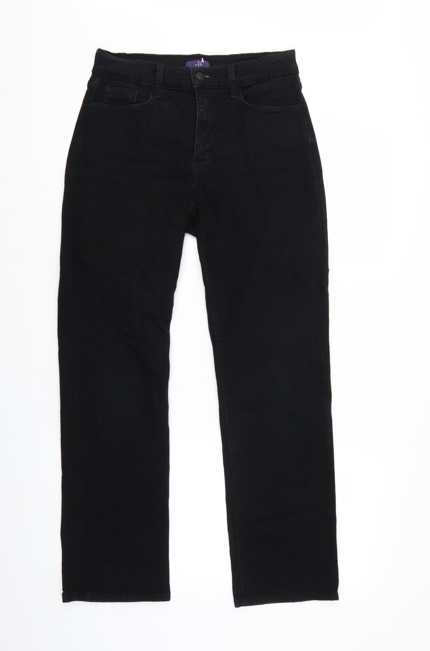 NYDJ Womens Black   Straight Jeans Size 6 L28 in