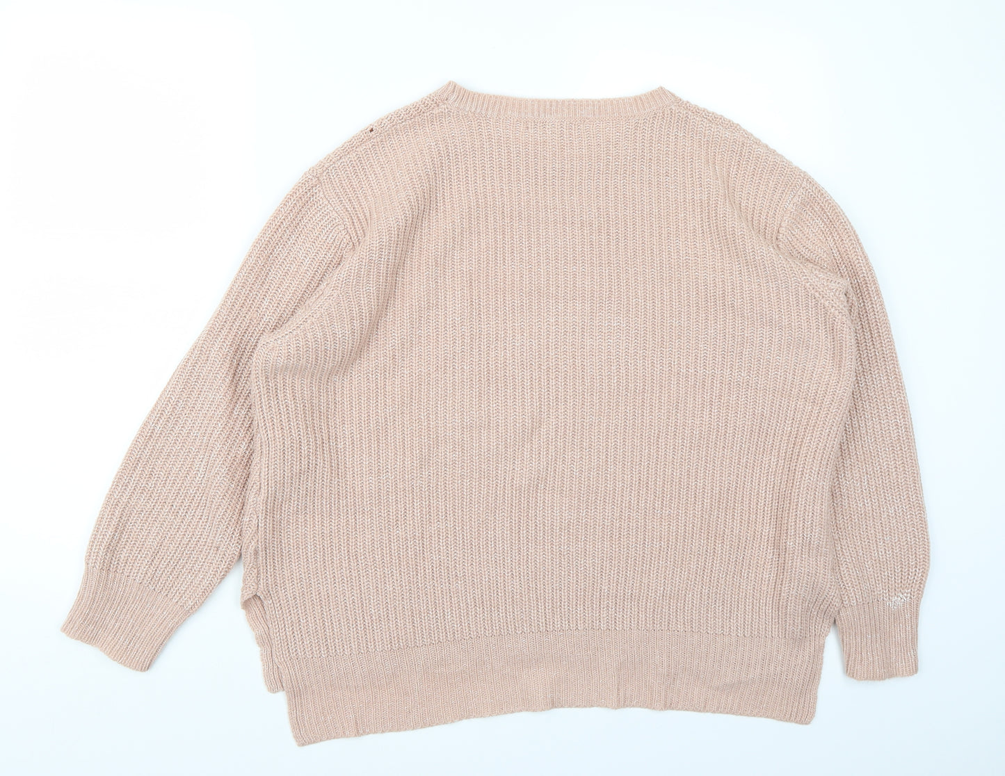 Peacocks Womens Pink   Pullover Jumper Size L
