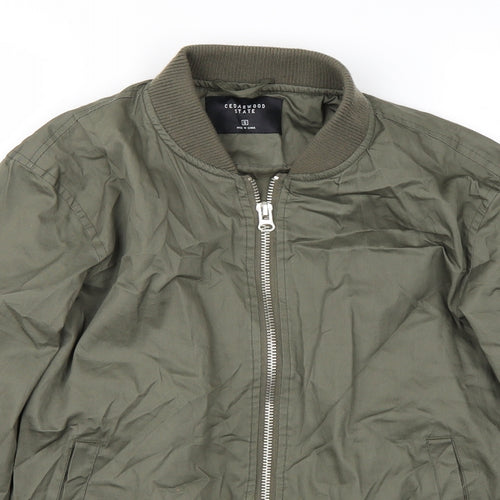 Cedar Wood State Mens Green   Jacket Coat Size S