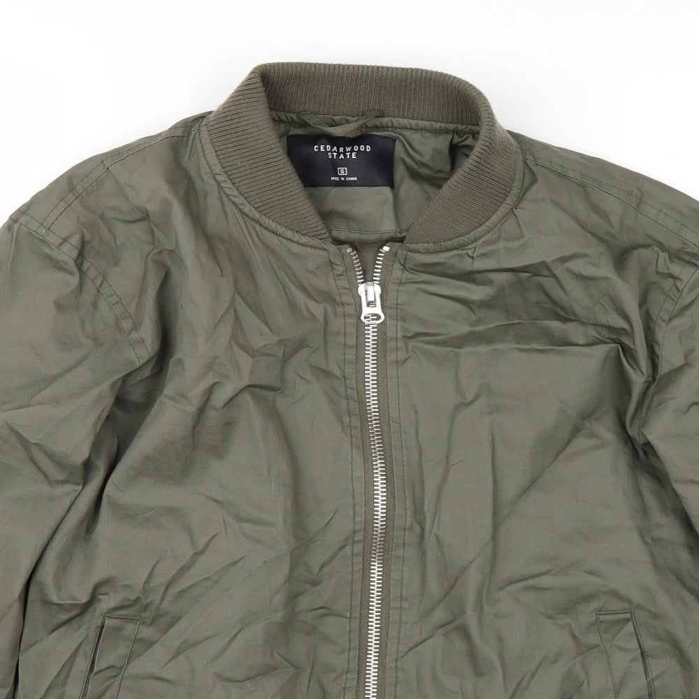 Cedar Wood State Mens Green   Jacket Coat Size S