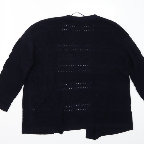 Papaya Womens Blue   Cardigan Jumper Size 18
