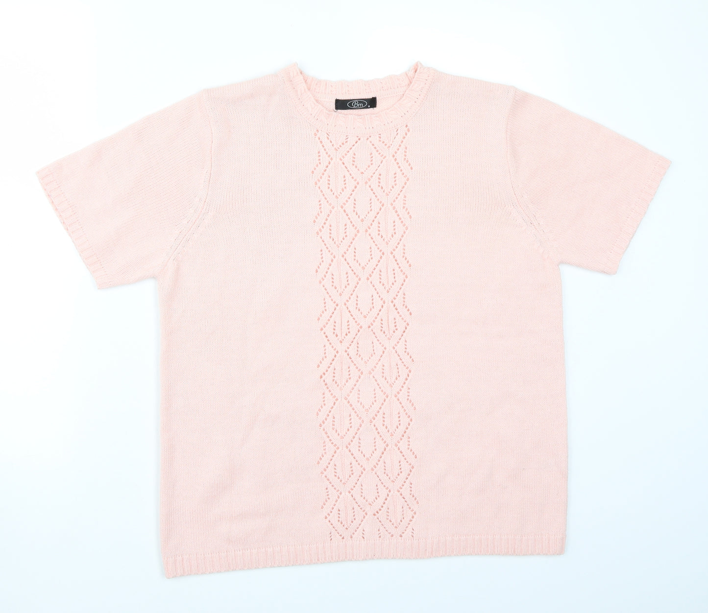 BM Womens Pink   Basic T-Shirt Size M