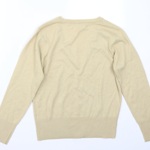 BM Womens Beige   Pullover Jumper Size S