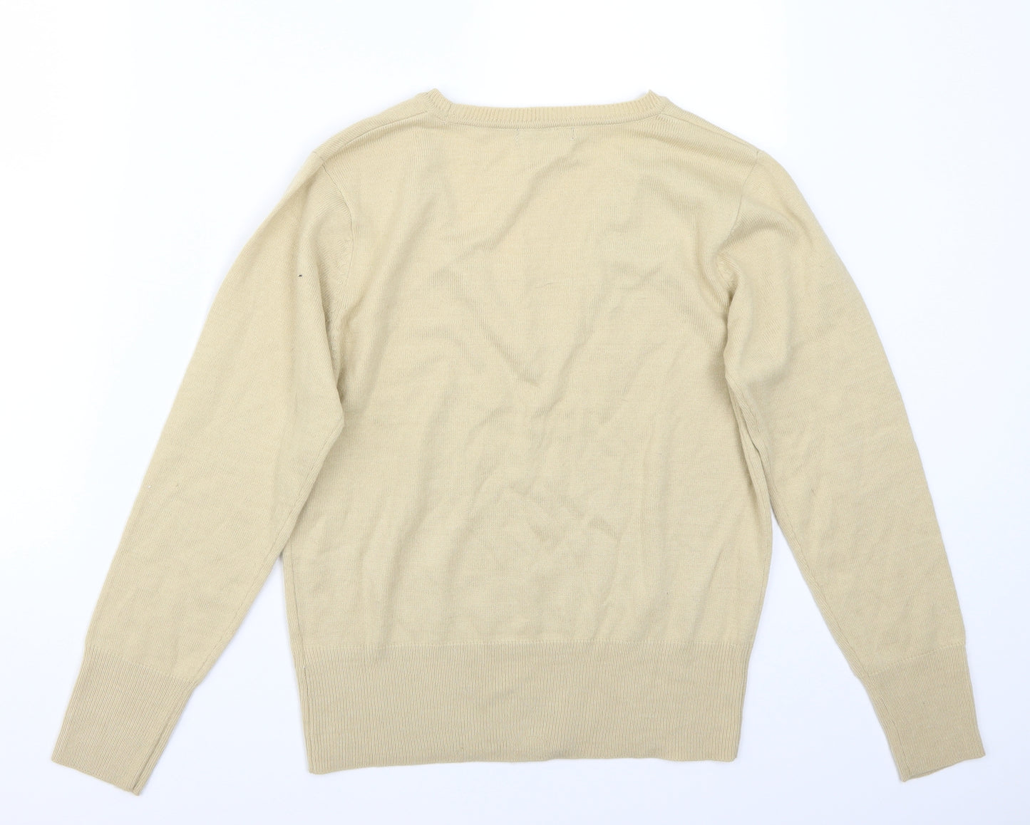 BM Womens Beige   Pullover Jumper Size S