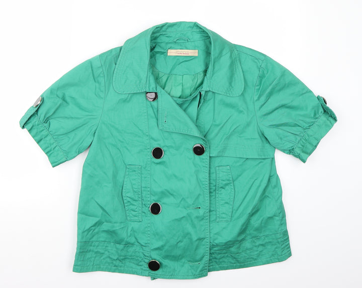 VERO MODA Womens Green Jacket Coat Size L