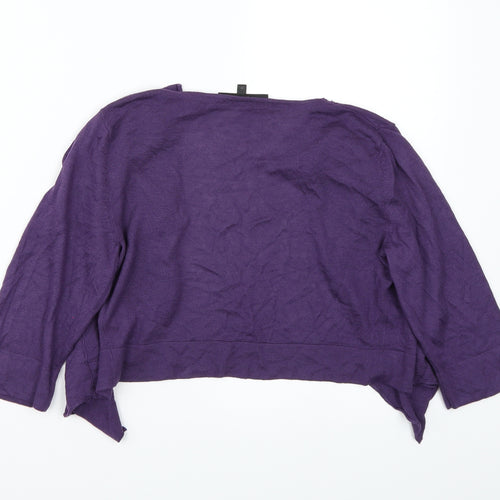 Coast Womens Purple   Cardigan Jumper Size M