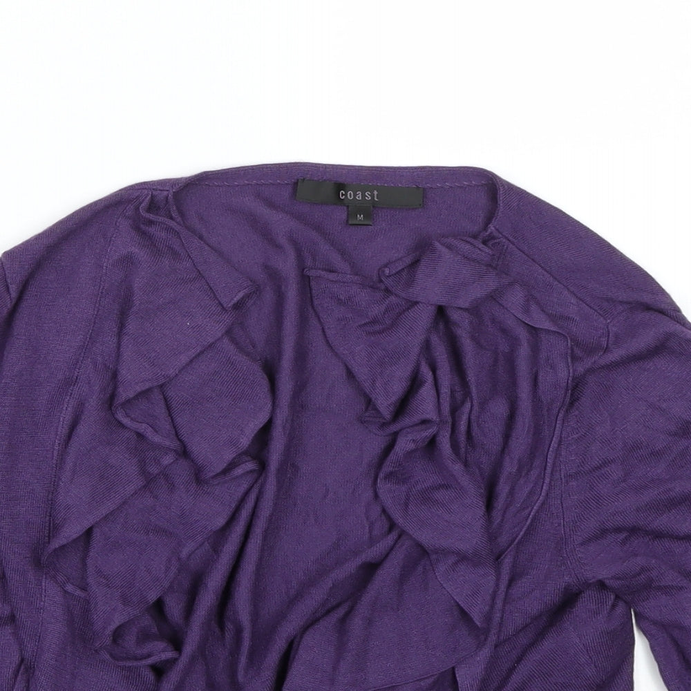 Coast Womens Purple   Cardigan Jumper Size M