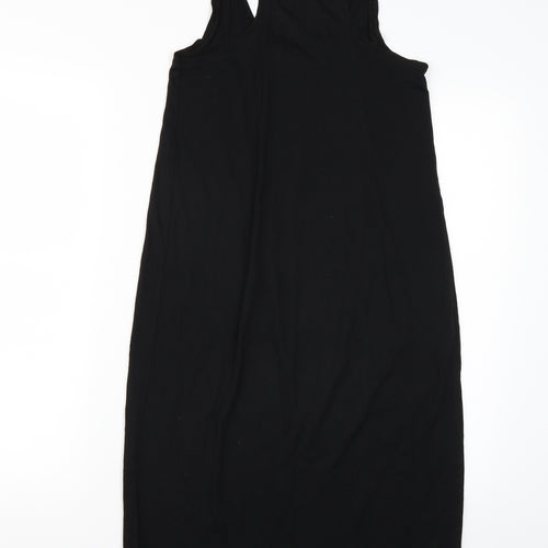 H&M Womens Black  Rayon A-Line  Size 6