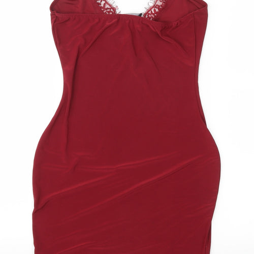 PRETTYLITTLETHING Womens Red   Sheath  Size 6