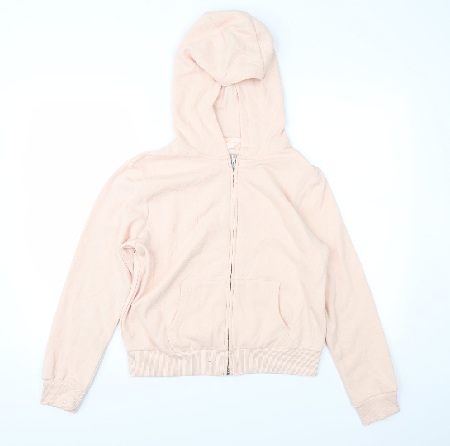NEXT Girls Pink  Jersey Full Zip Hoodie Size 13 Years