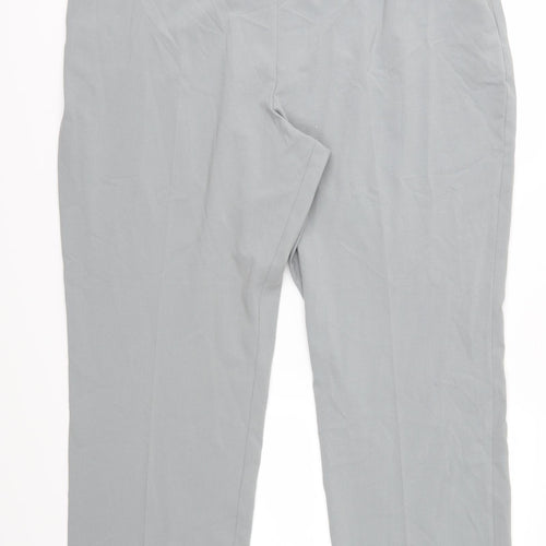 Marks and Spencer Womens Grey   Trousers  Size 22 L28 in