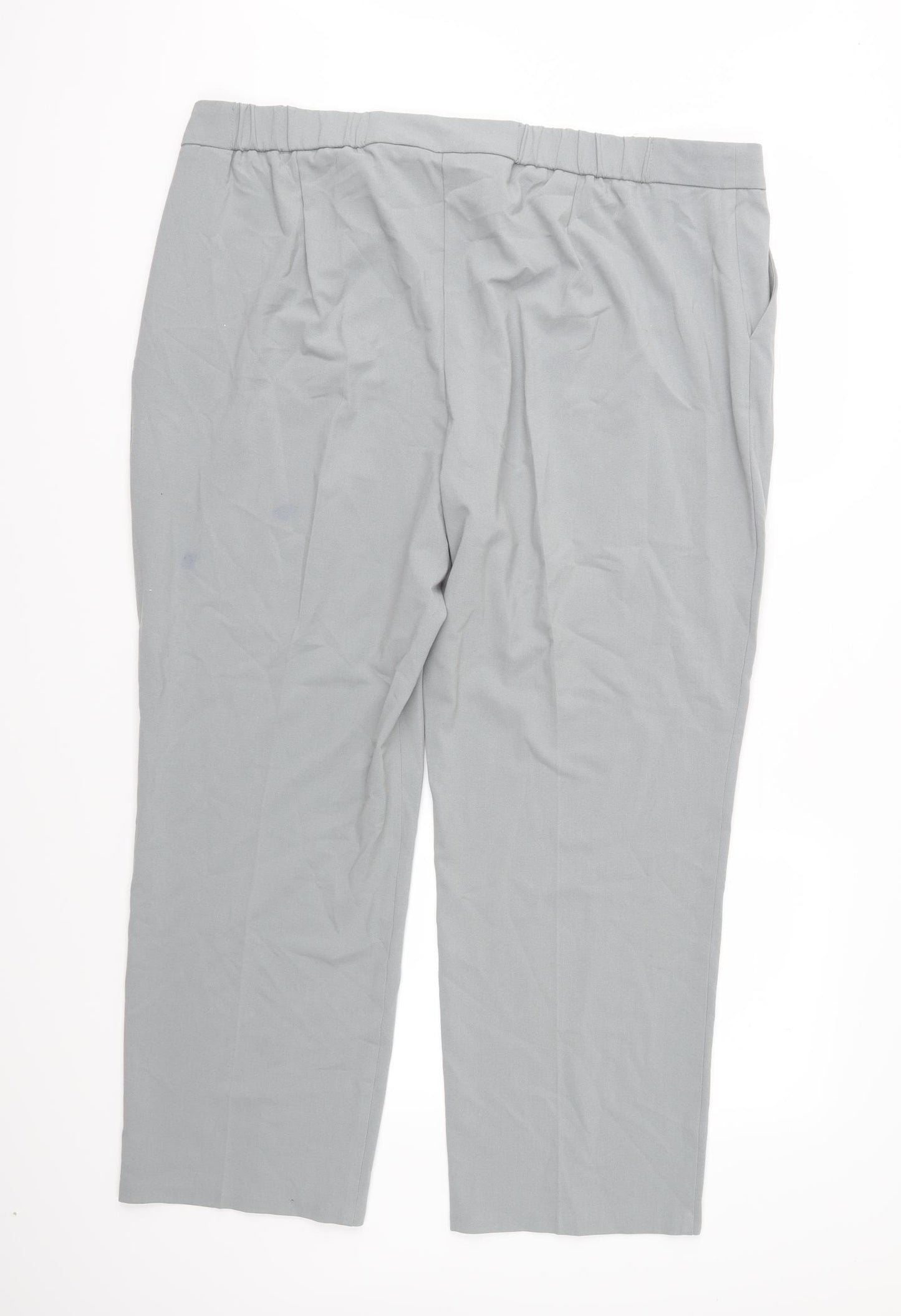 Marks and Spencer Womens Grey   Trousers  Size 22 L28 in