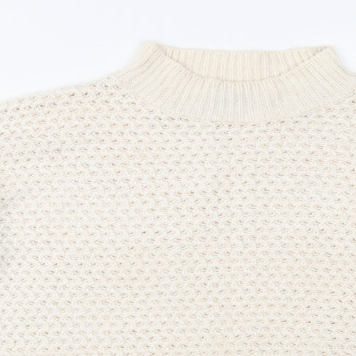 QED London Womens Ivory  Knit Pullover Jumper Size S
