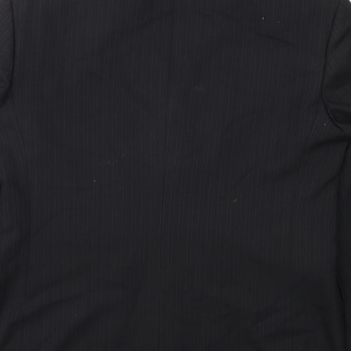 Pinstripe Mens Grey Striped  Jacket Suit Jacket Size 40
