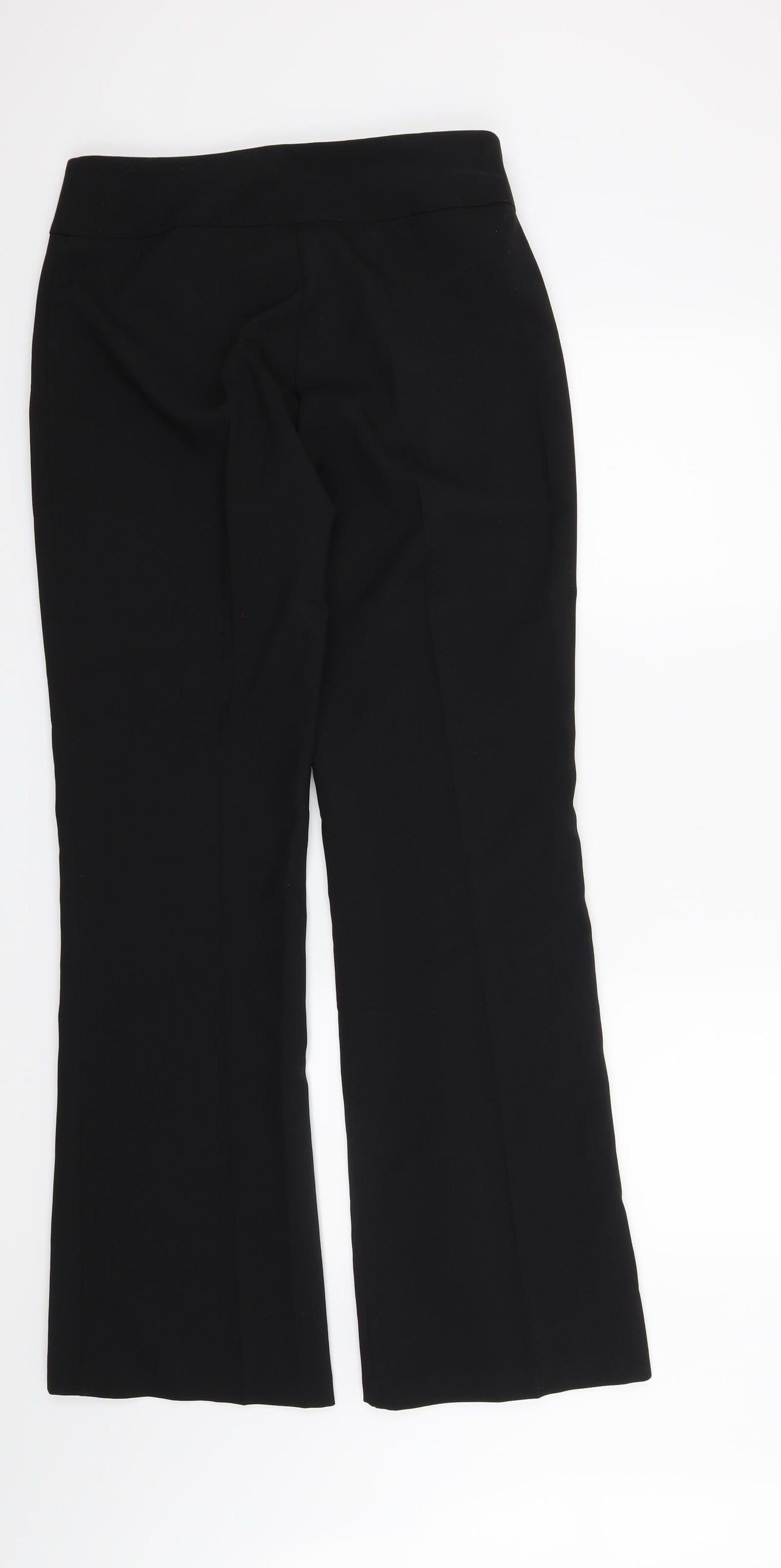 Preworn Womens Black   Trousers  Size 12 L34 in
