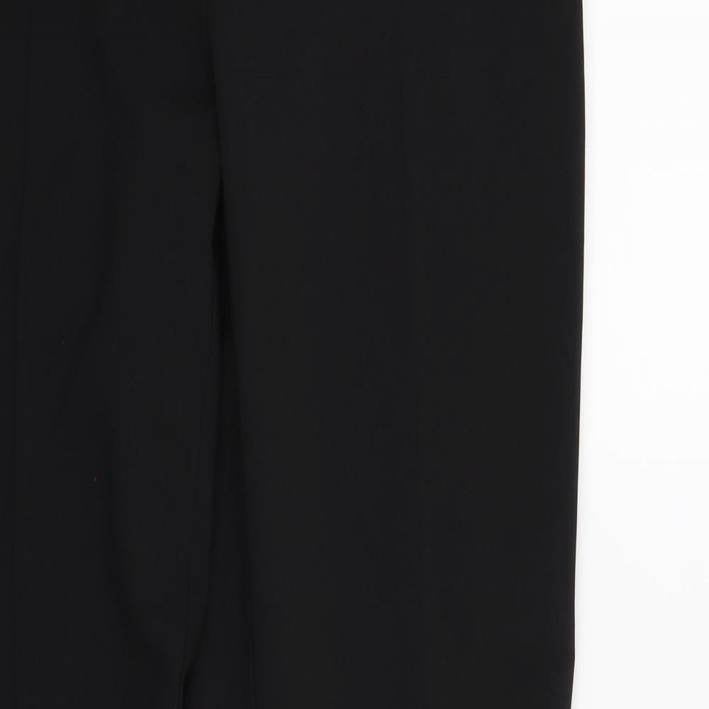 Preworn Womens Black   Trousers  Size 12 L34 in