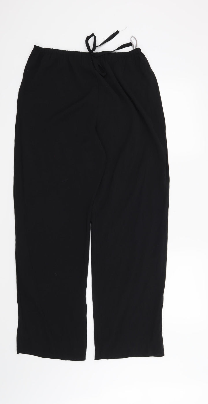 Atmosphere Womens Black Trousers Size 14 L31 in