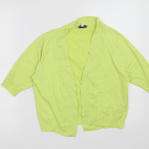 First Avenue Womens Green   Cardigan Jumper Size 12