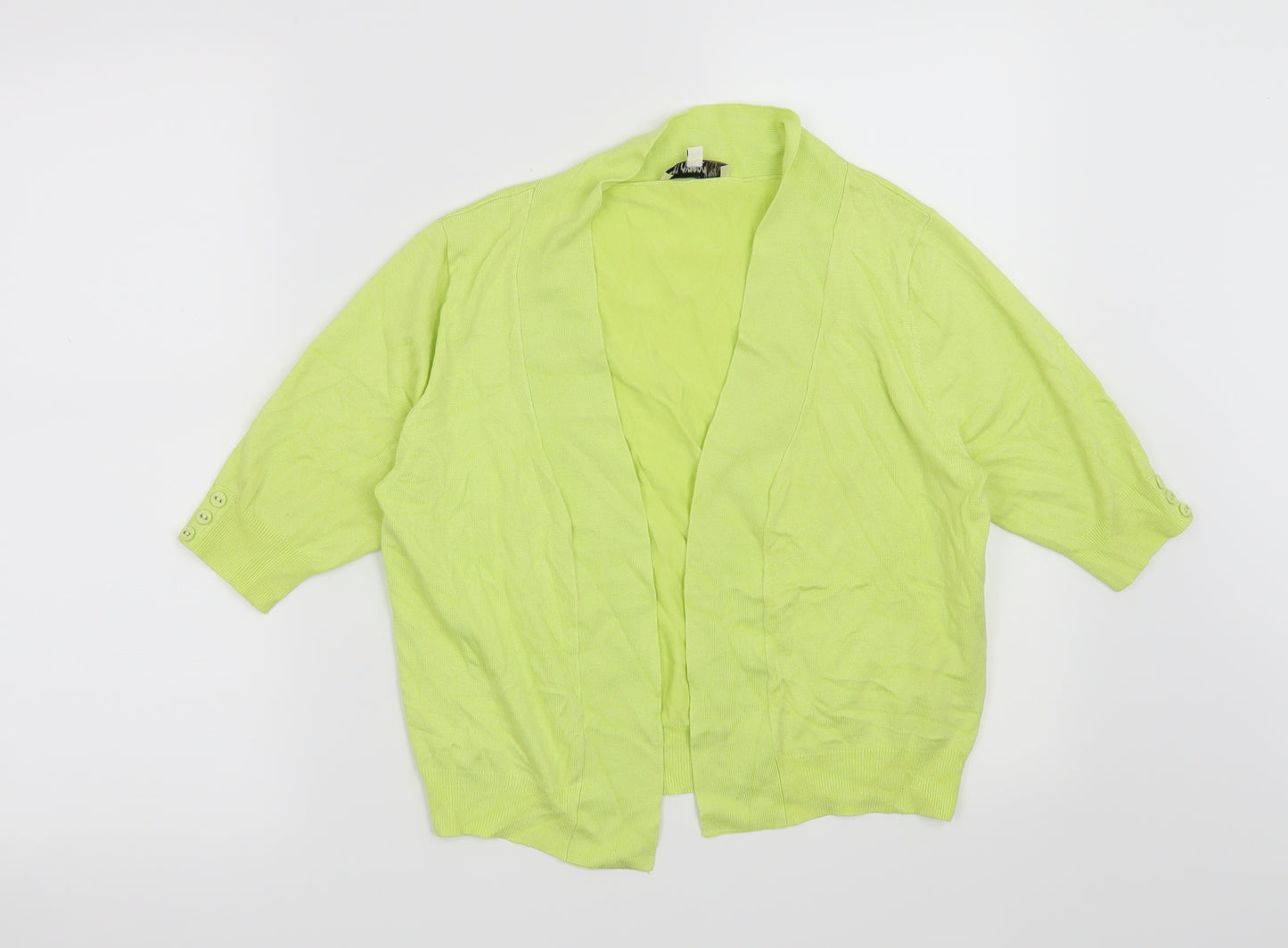 First Avenue Womens Green   Cardigan Jumper Size 12