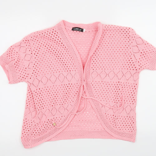 Preworn Womens Pink   Cardigan Jumper Size L