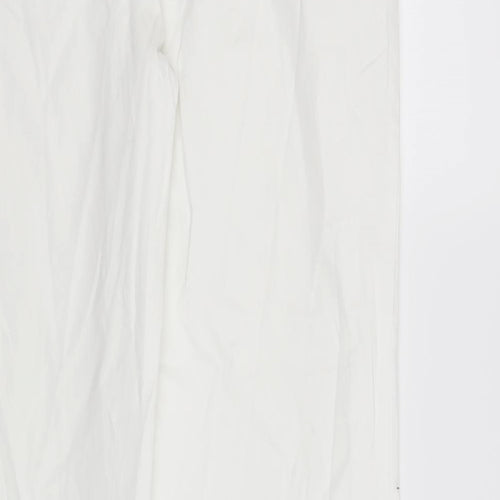 Marks and Spencer Womens White   Trousers  Size 16 L29 in