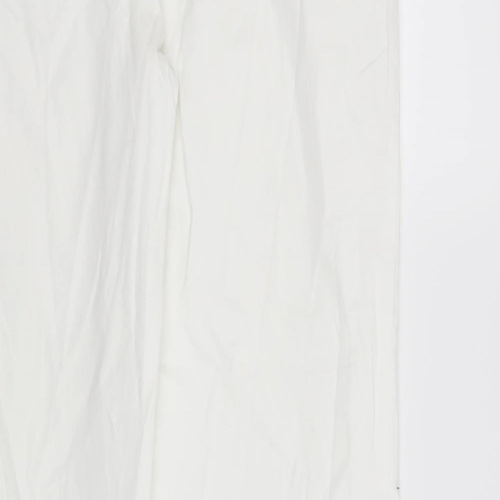 Marks and Spencer Womens White   Trousers  Size 16 L29 in