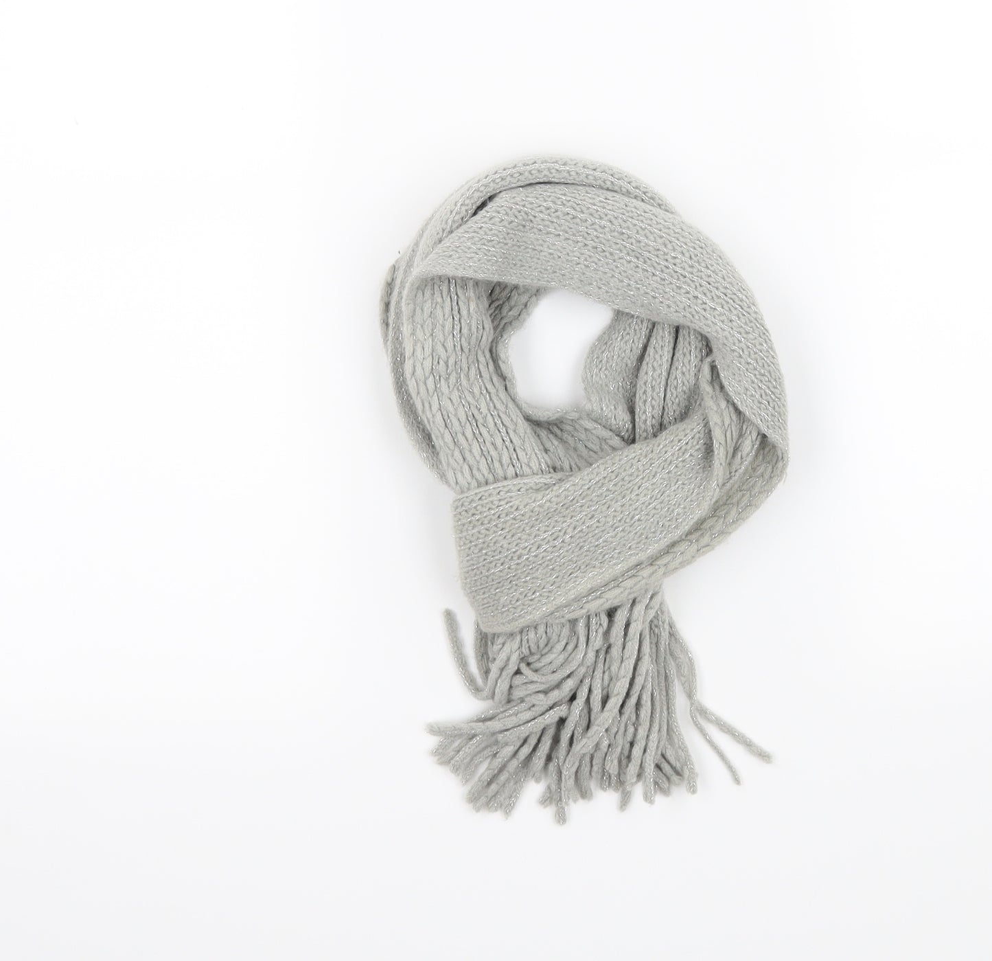Preworn Womens Grey    Scarf