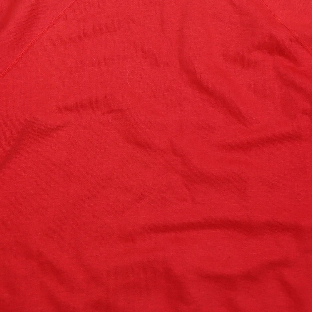 Preworn Womens Red   Pullover Sweatshirt Size L