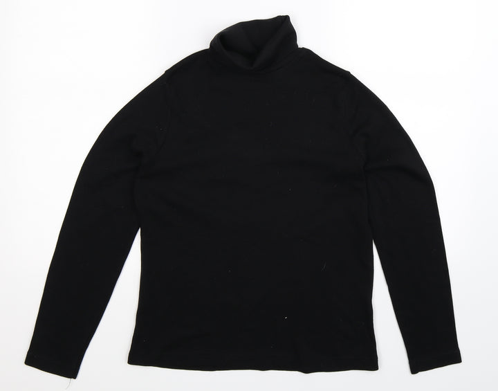 BHS Womens Black Pullover Sweatshirt Size 14