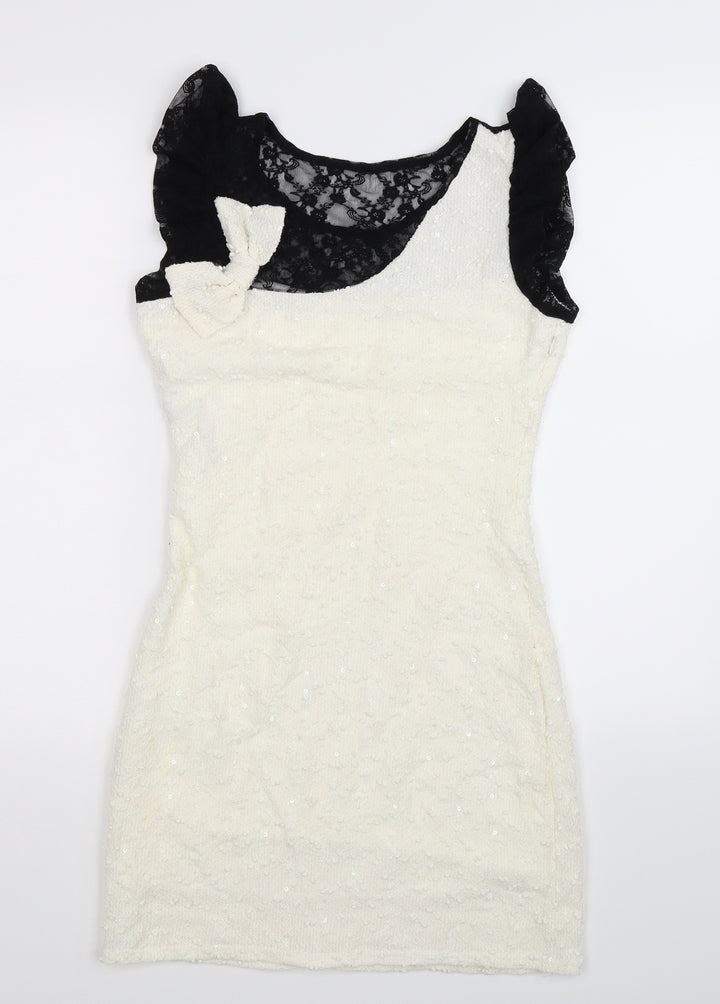 Preworn Womens White   Bodycon  Size S