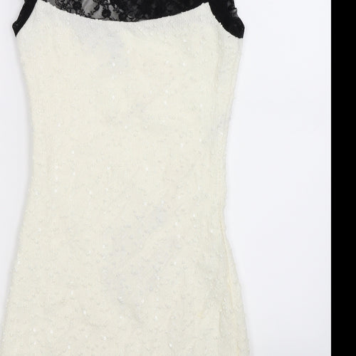 Preworn Womens White   Bodycon  Size S