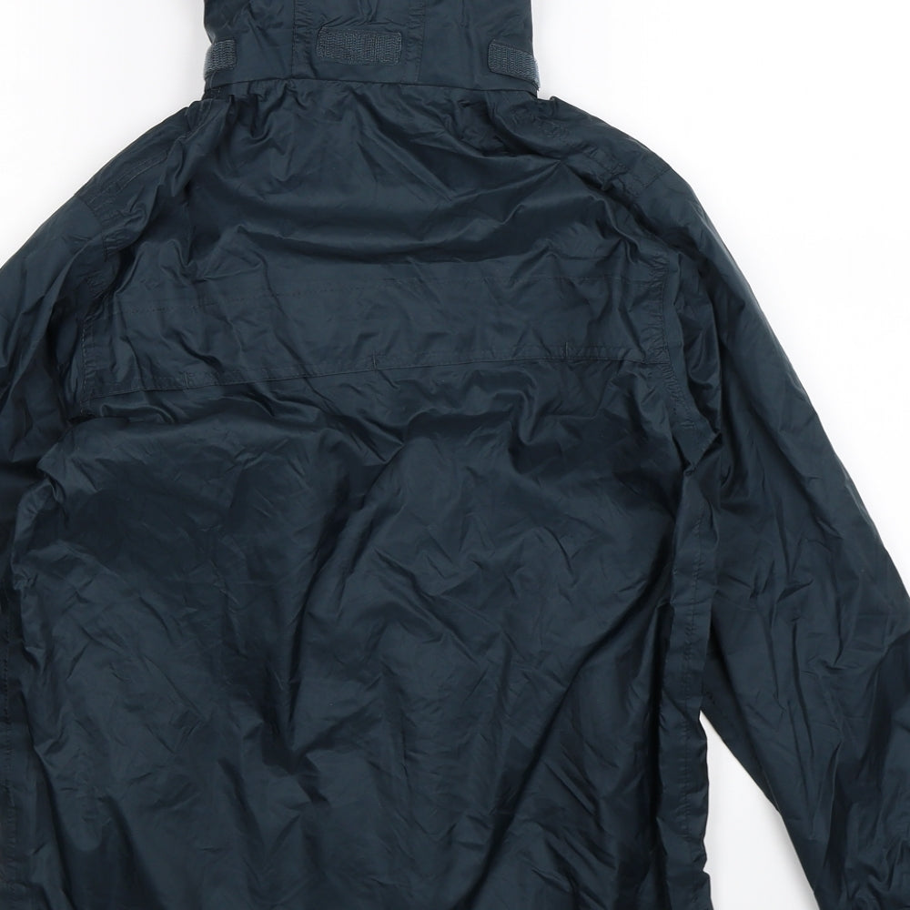 Trespass Boys Blue   Rain Coat Coat Size 9-10 Years