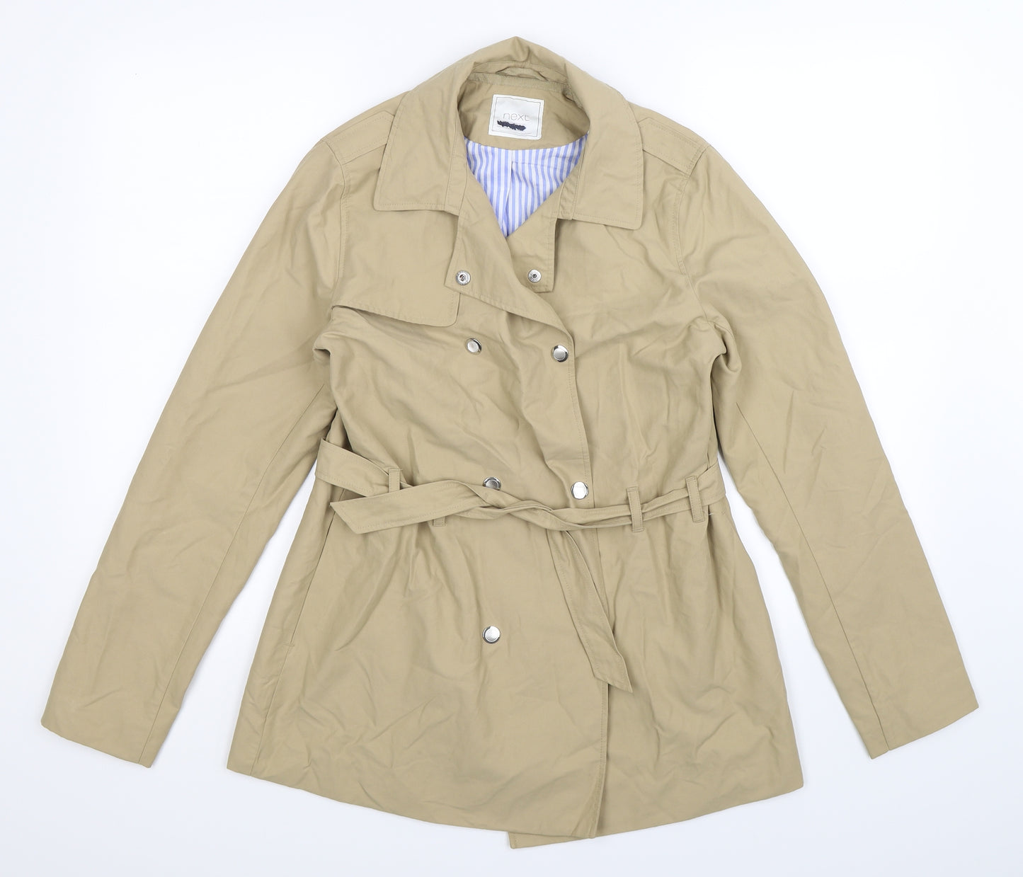 NEXT Girls Beige   Pea Coat Coat Size 14 Years