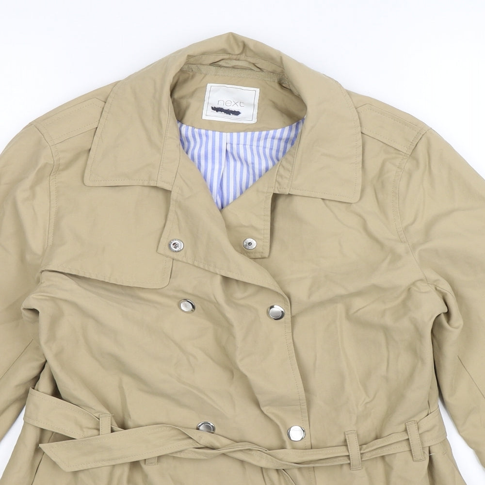 NEXT Girls Beige   Pea Coat Coat Size 14 Years