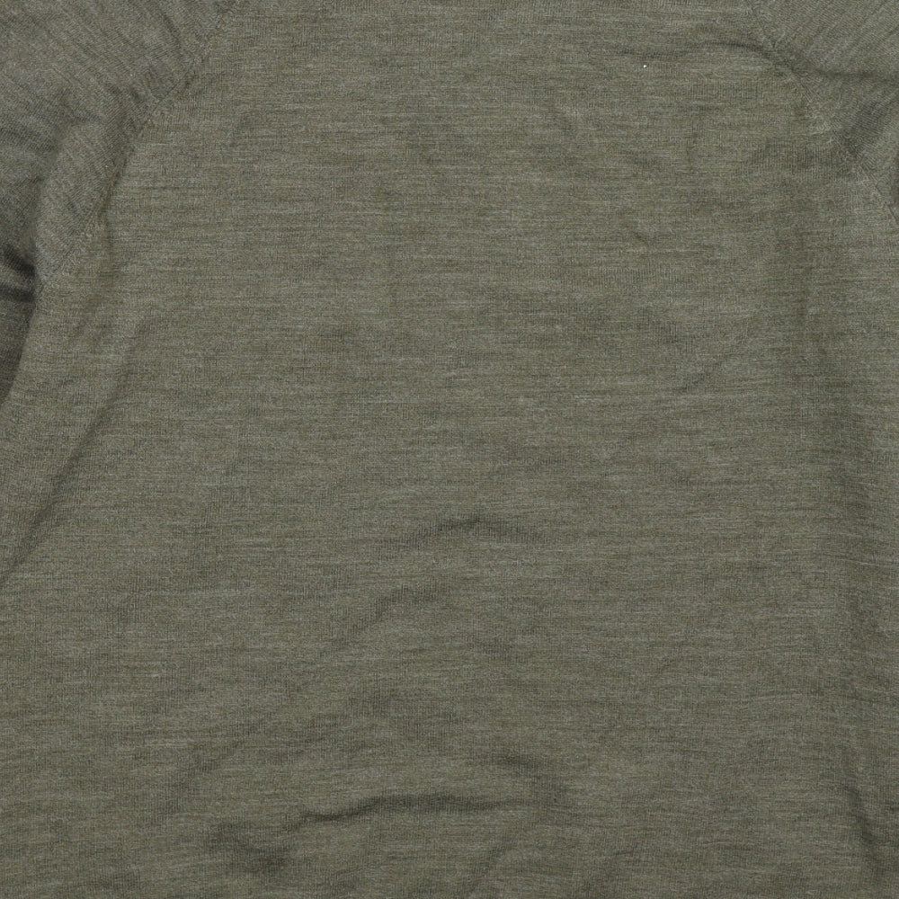 Abercrombie & Fitch Mens Green  Knit Pullover Jumper Size L