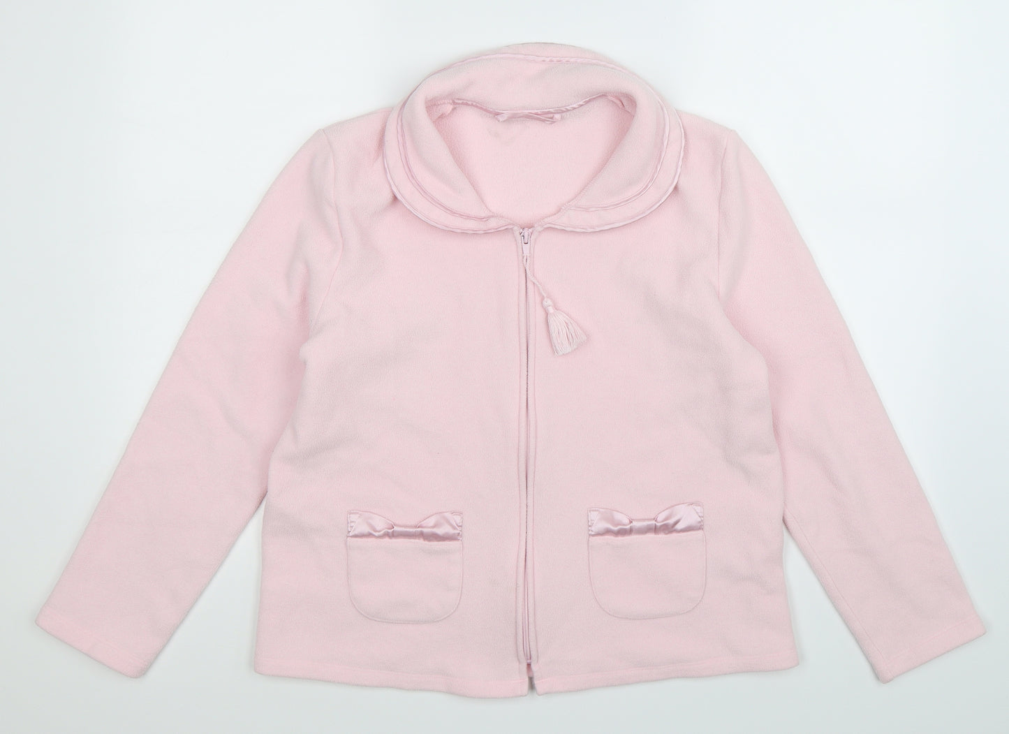 Marks and Spencer Womens Pink  Fleece Jacket  Size 10