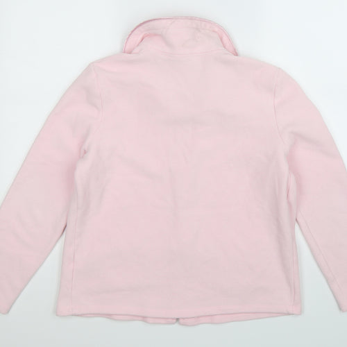 Marks and Spencer Womens Pink  Fleece Jacket  Size 10