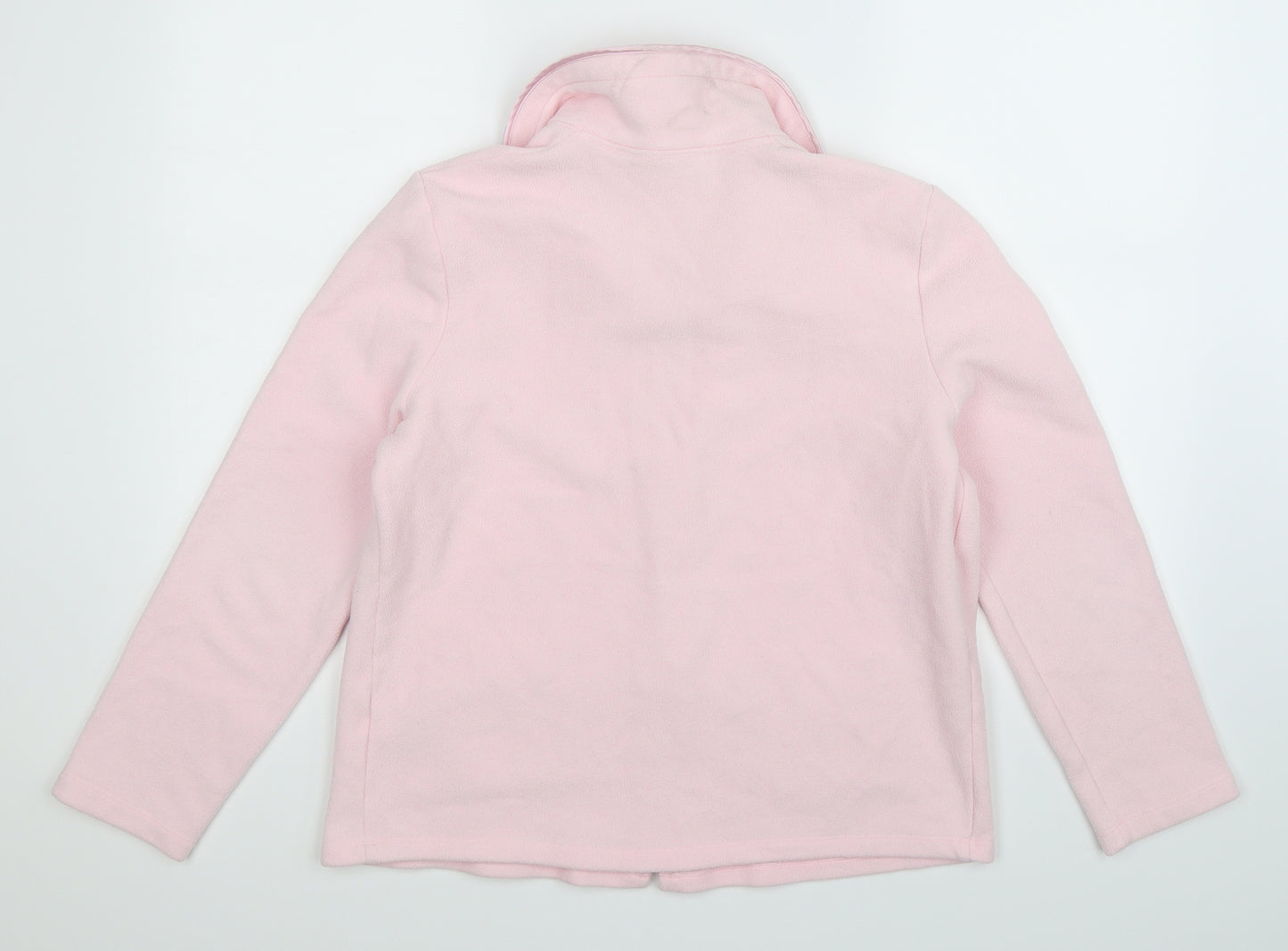 Marks and Spencer Womens Pink  Fleece Jacket  Size 10