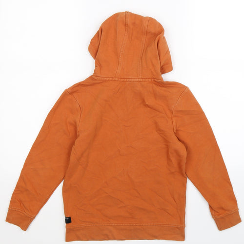 George Boys Orange   Pullover Hoodie Size 8-9 Years