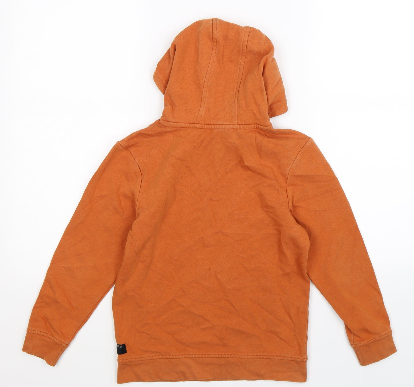 George Boys Orange   Pullover Hoodie Size 8-9 Years