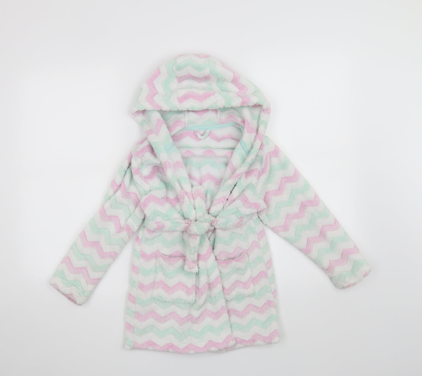 Matalan Girls Blue Solid  Top Robe Size 6 Years