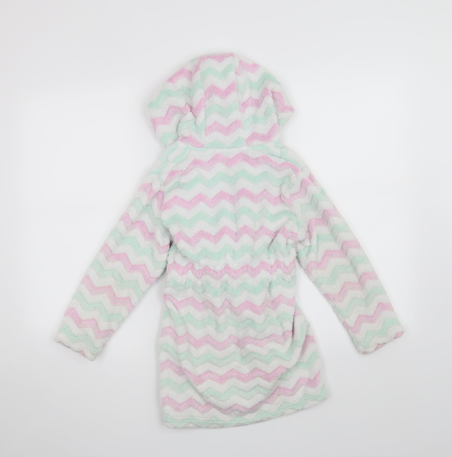 Matalan Girls Blue Solid  Top Robe Size 6 Years
