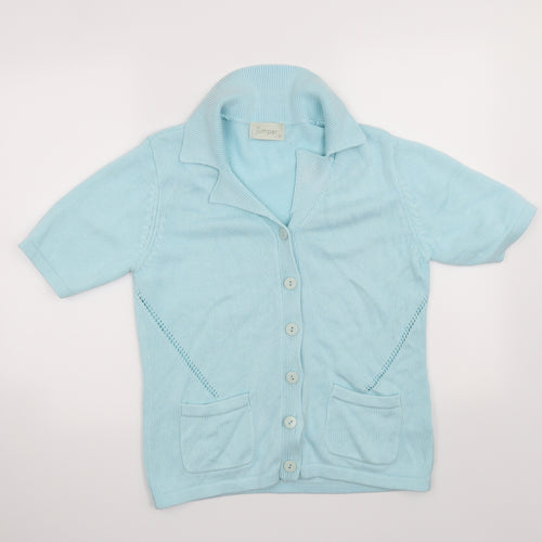 Jumper Womens Blue   Cardigan Jumper Size M