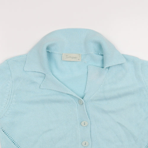 Jumper Womens Blue   Cardigan Jumper Size M