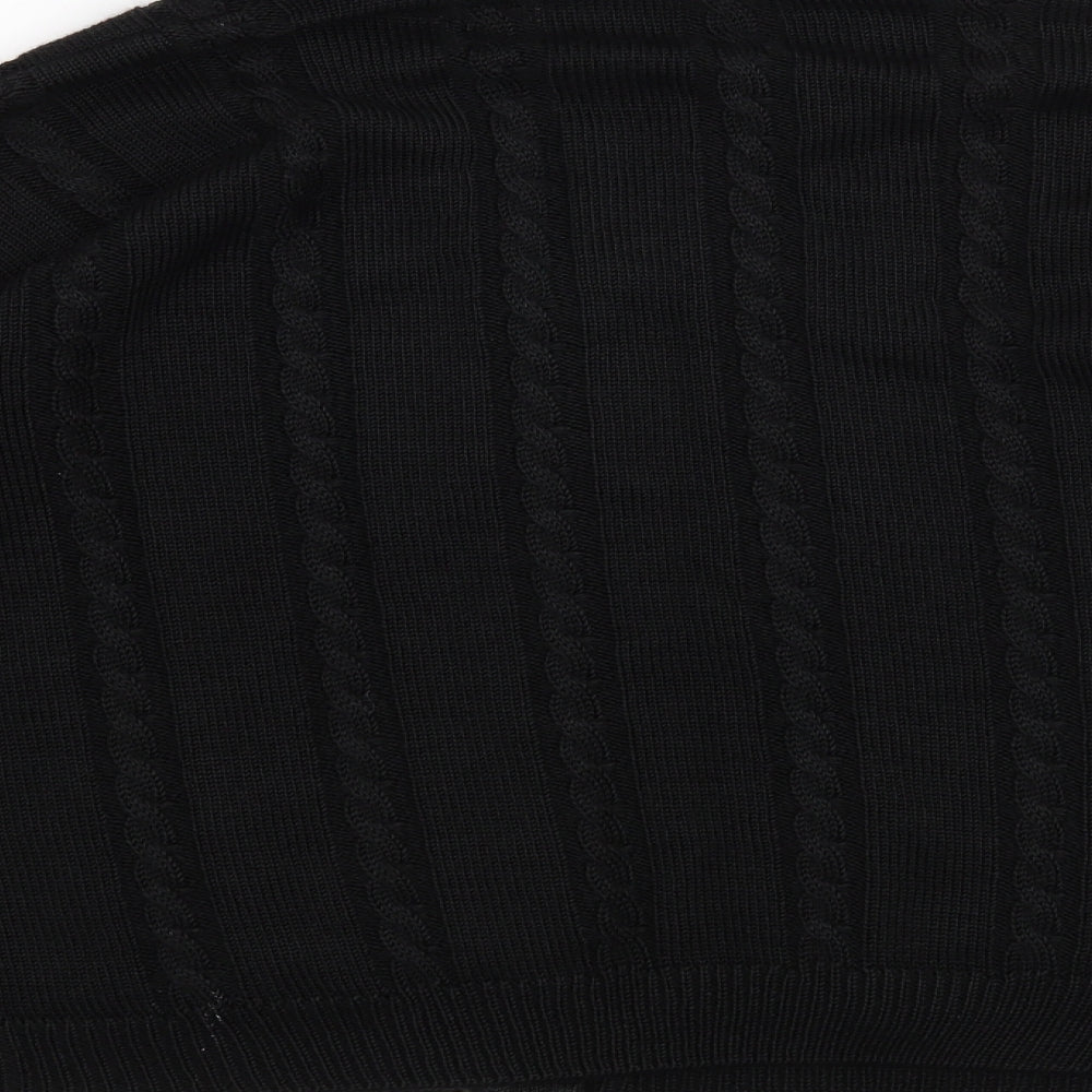 St Michael Girls Black   Cardigan Jumper Size 11-12 Years