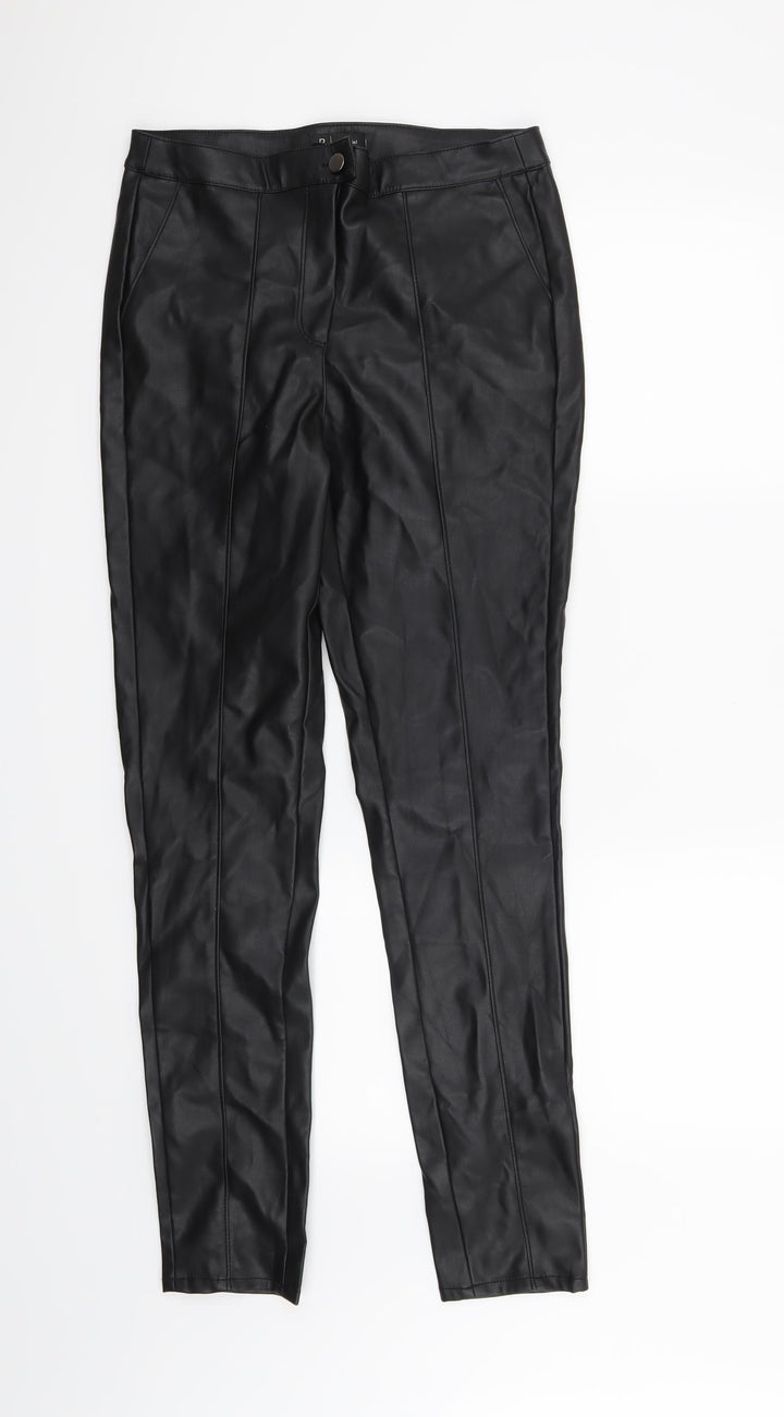 R Essentiel Womens Black Skinny Jeans Size 12 L29 in
